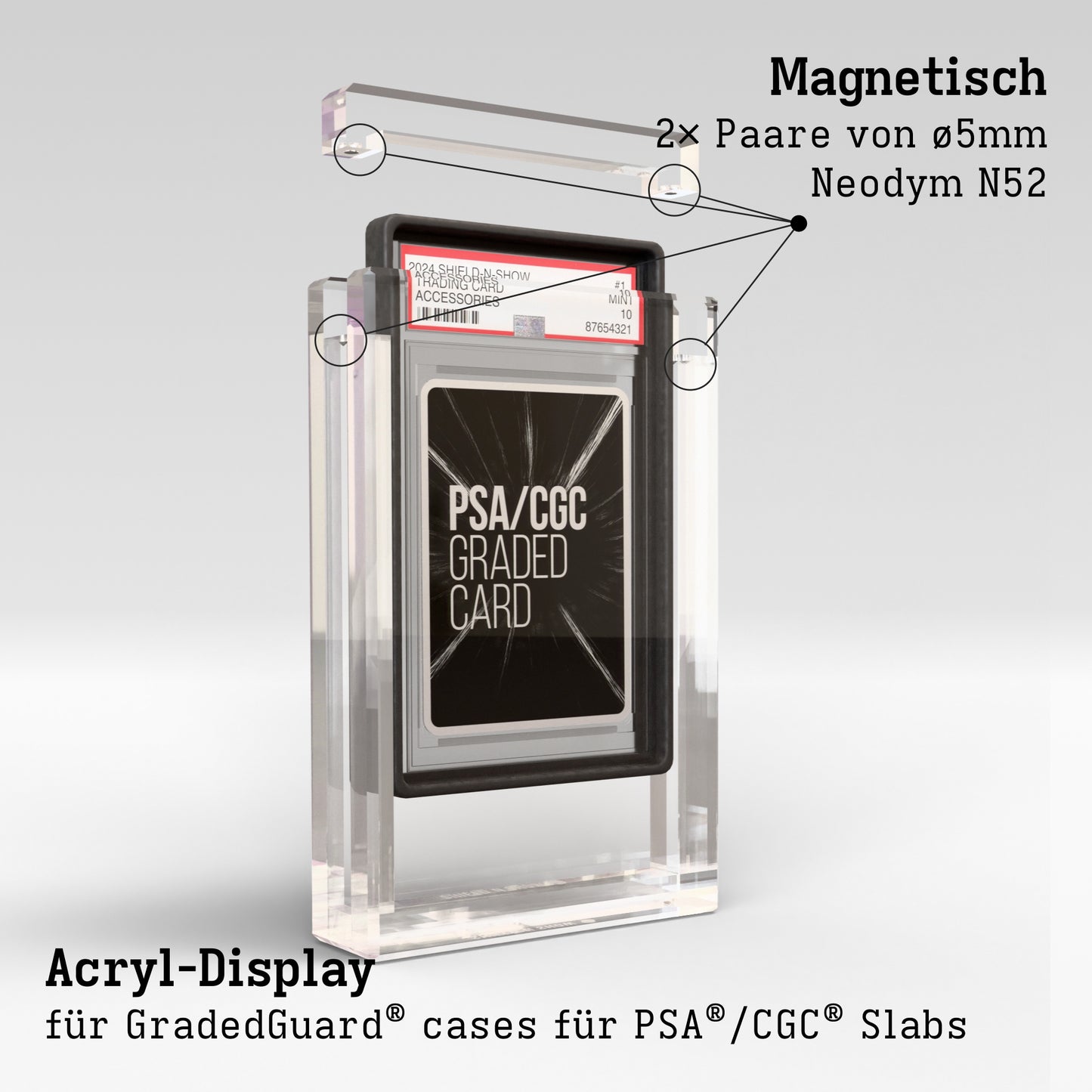 GradedGuard for PSA/CGC Display Case  Product Gallery Image 6 (de)