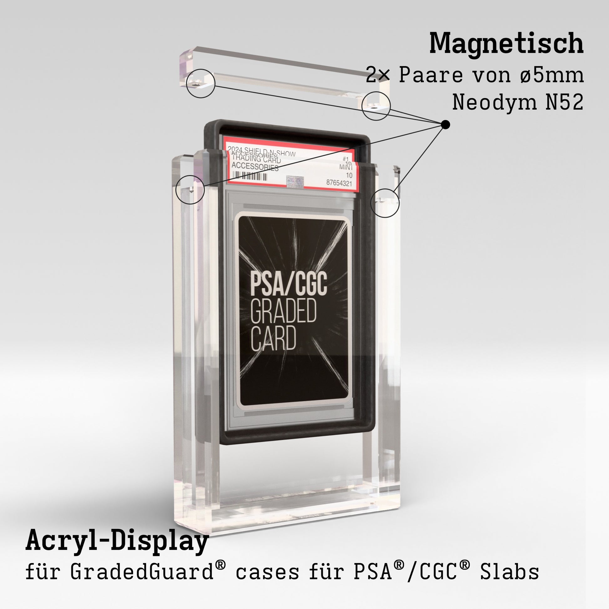 GradedGuard for PSA/CGC Display Case  Product Gallery Image 6 (de)
