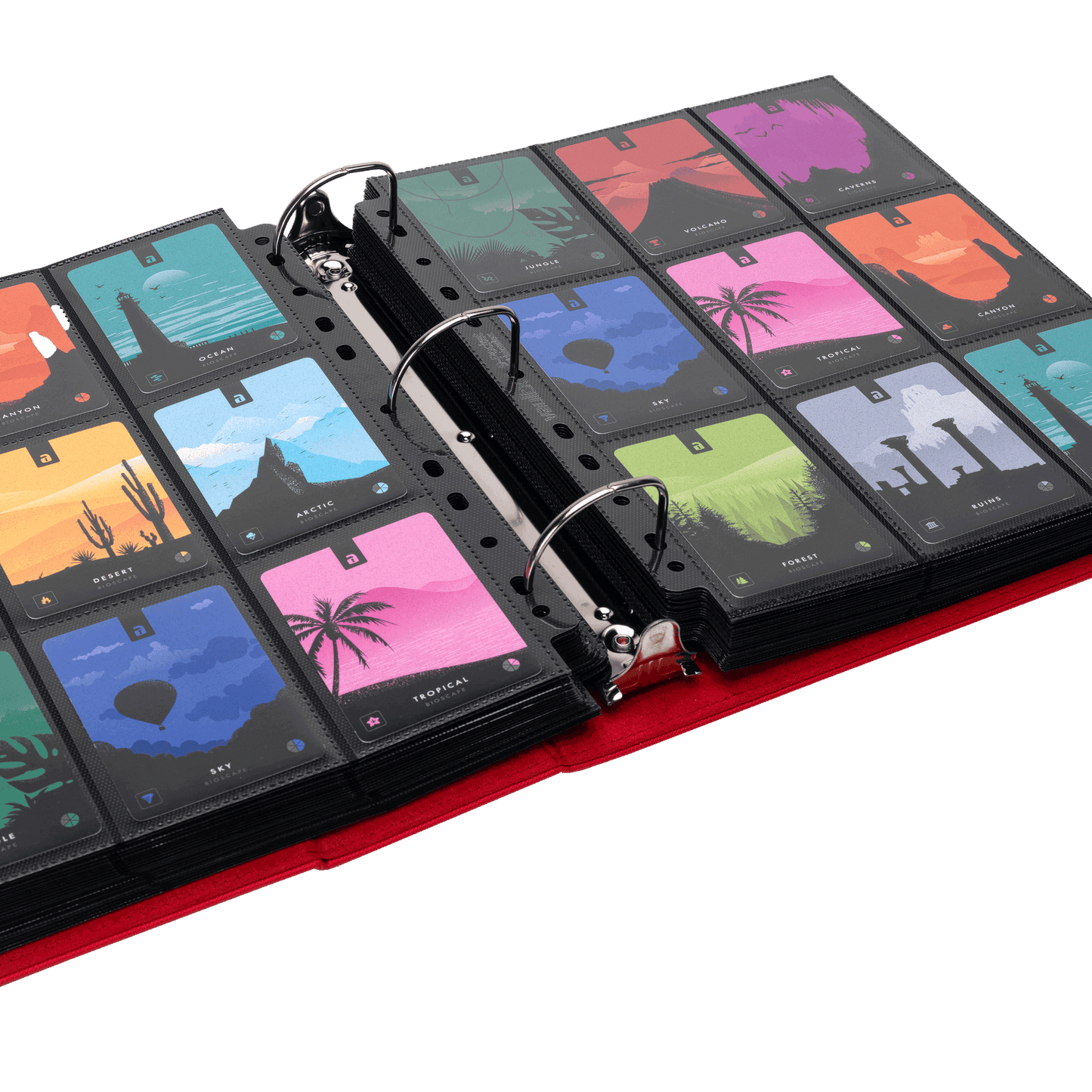 Large Exo-Tec® Ring Binder Product Gallery Image 1 [9301-fire-red]