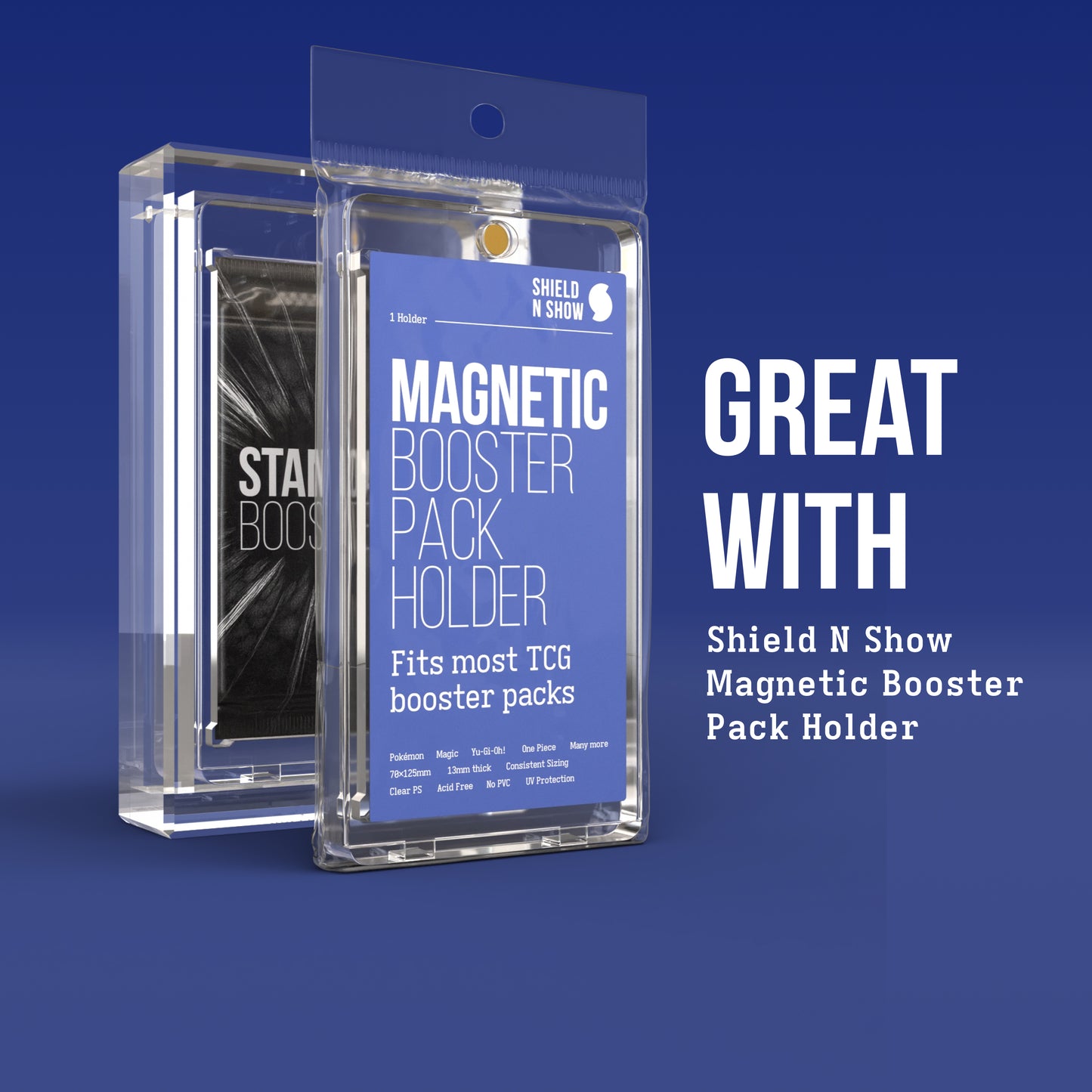 Magnetic Booster Holder Display Case Product Gallery Image 2 (en)