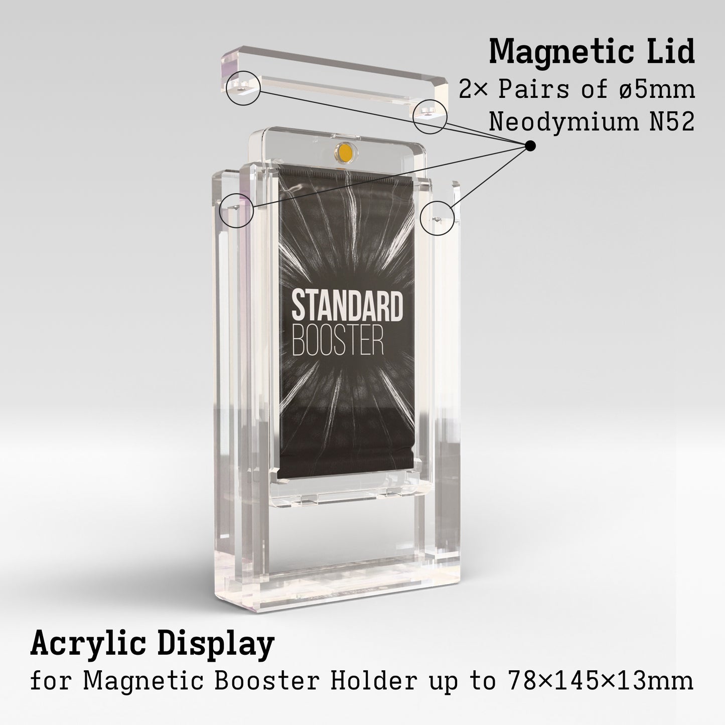 Magnetic Booster Holder Display Case Product Gallery Image 4 (en)