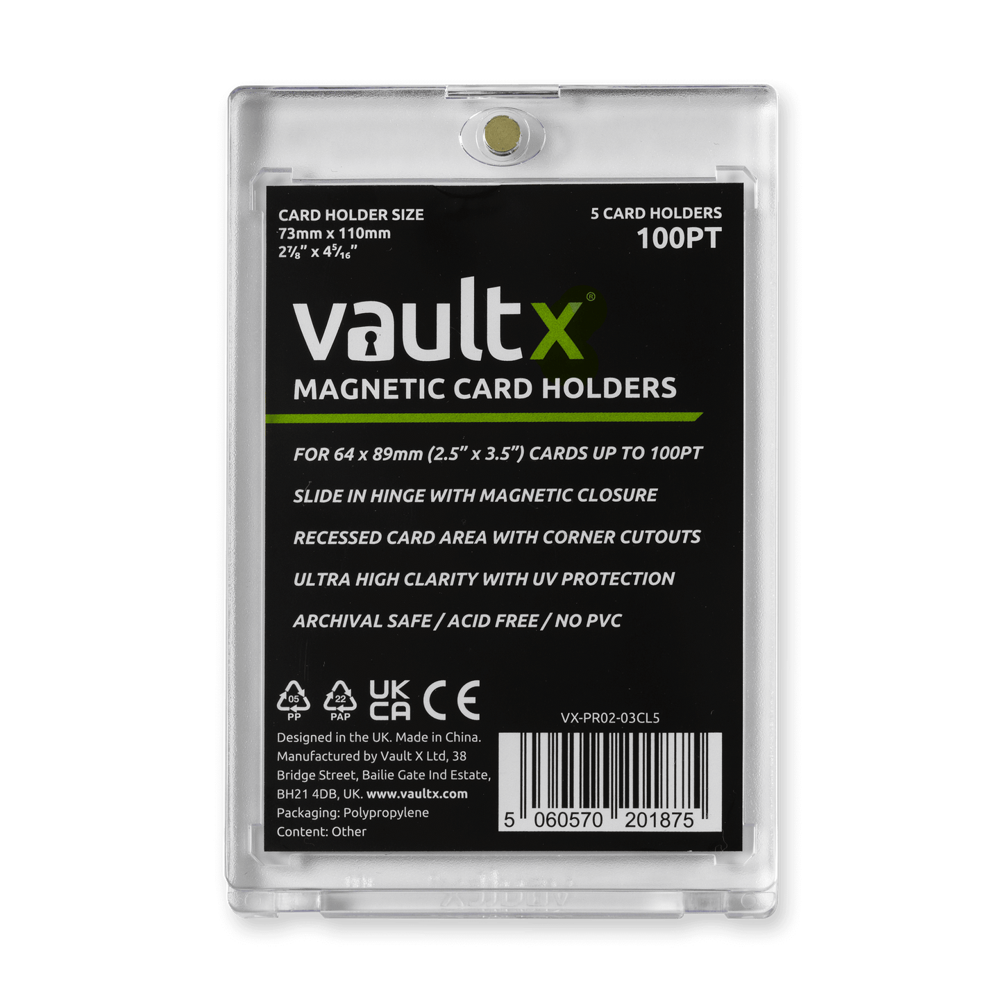 Magnetic Card Holders Product Gallery Image 2 [9302-5-×-100pt]