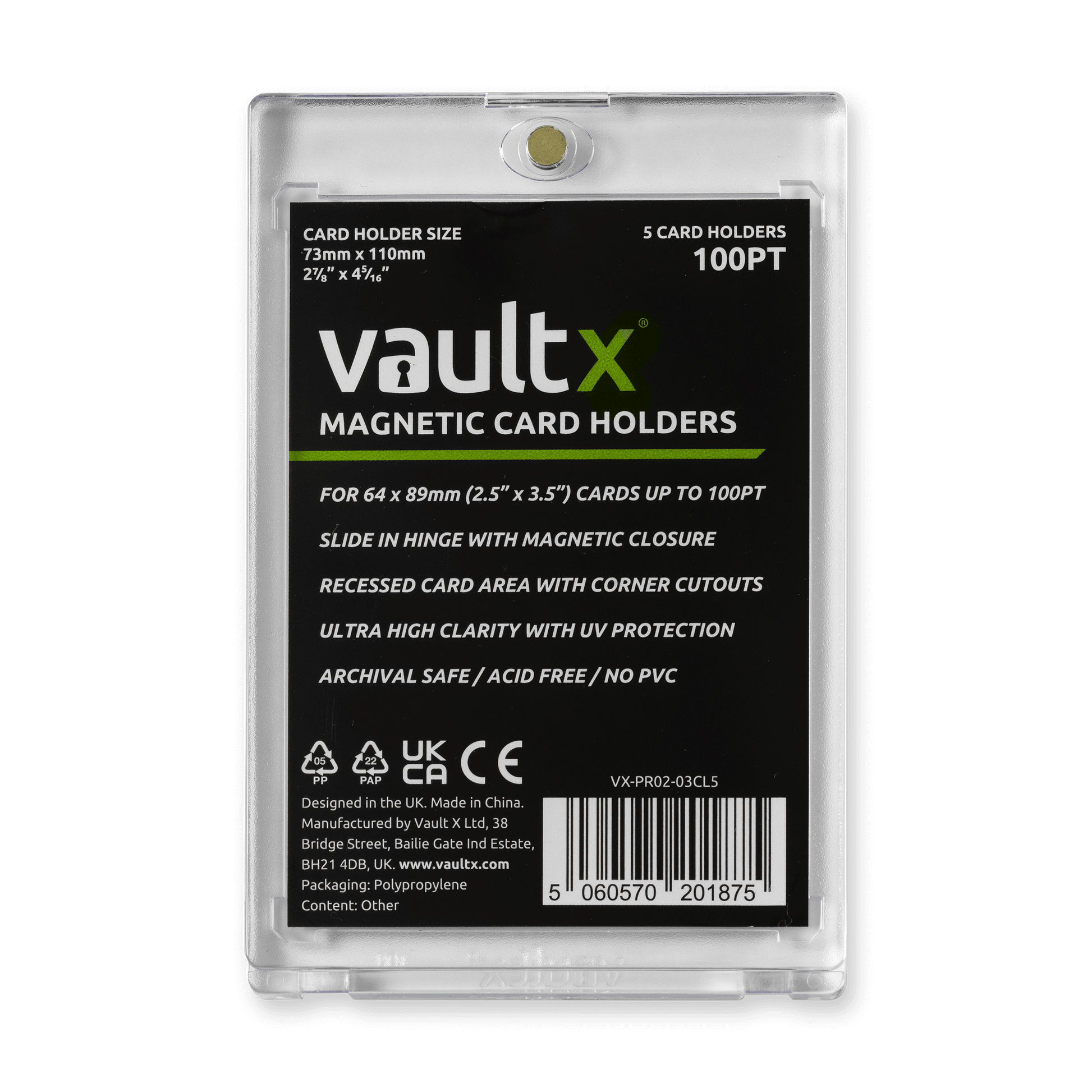 Magnetic Card Holders Product Gallery Image 2 [9302-5-×-100pt]