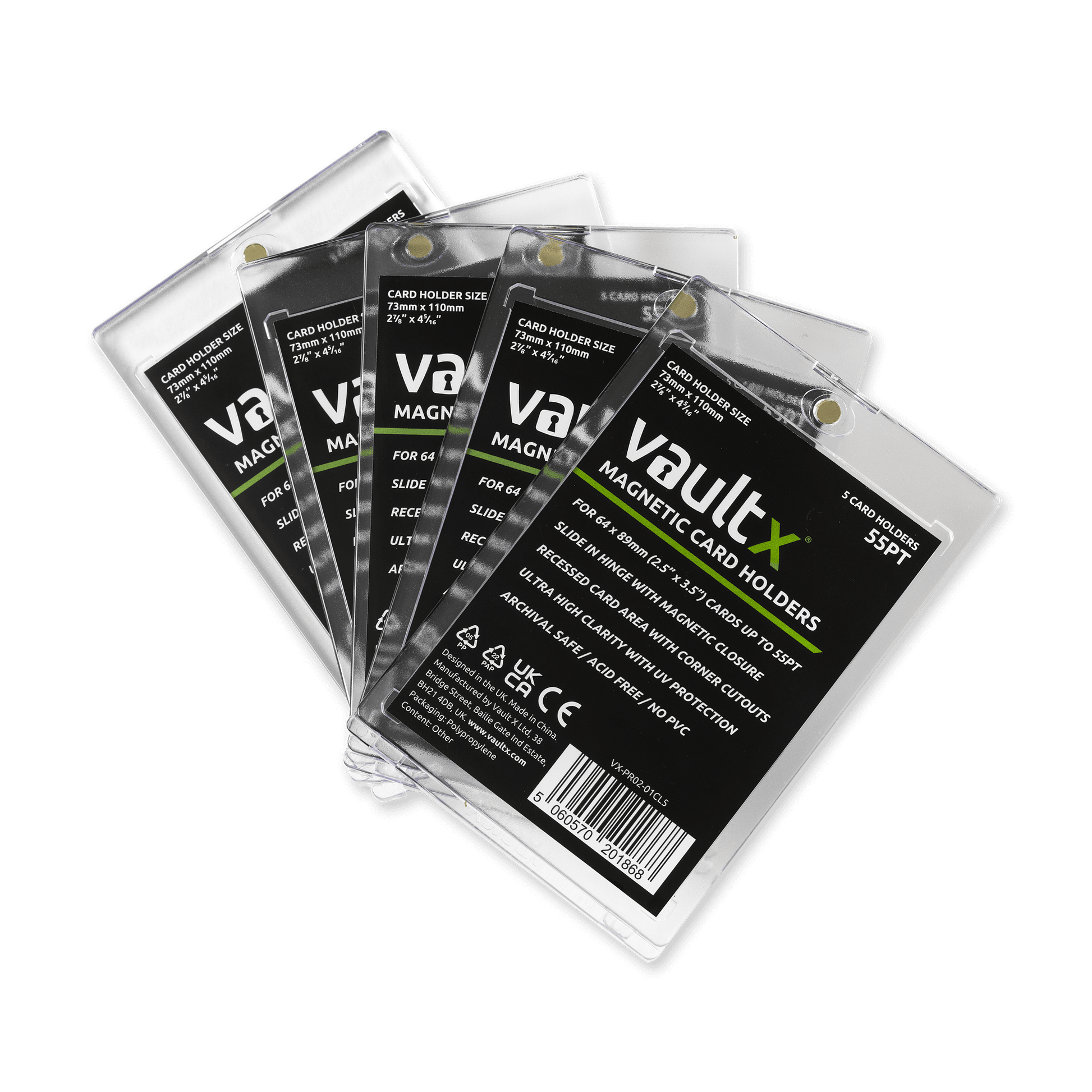 Magnetic Card Holders Product Gallery Image 3 [9302-5-×-55pt]