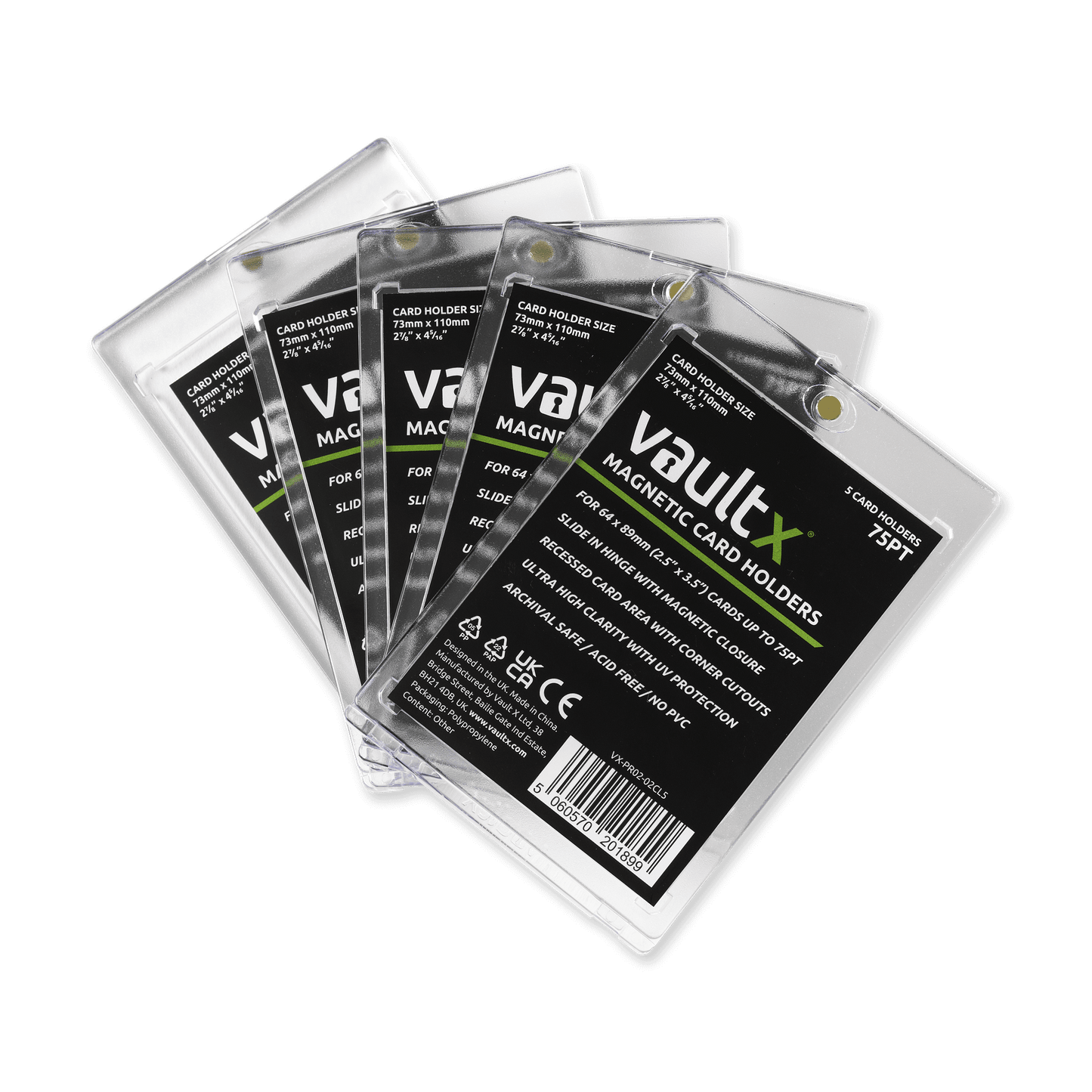 Magnetic Card Holders Product Gallery Image 3 [9302-5-×-75pt]