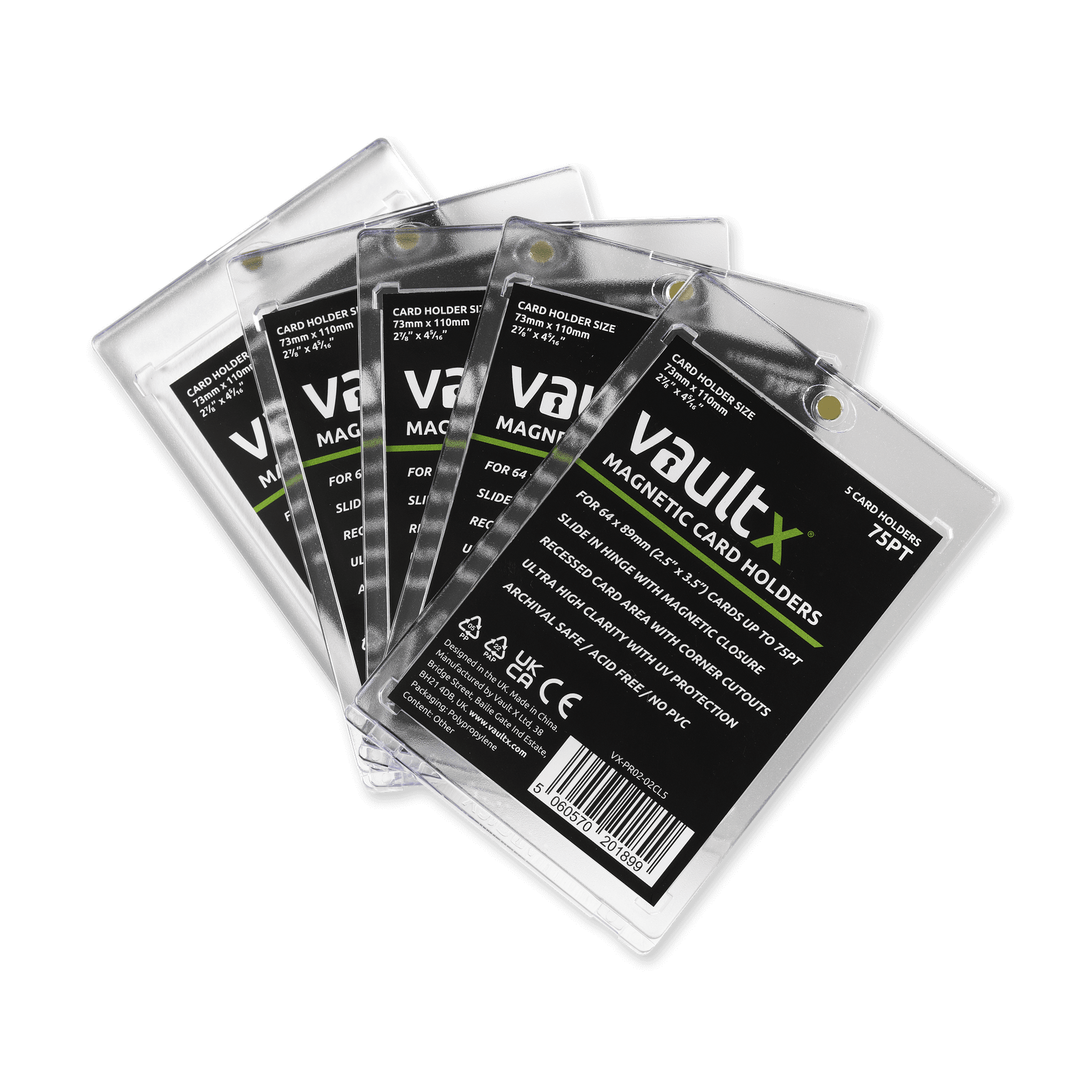 Magnetic Card Holders Product Gallery Image 3 [9302-5-×-75pt]