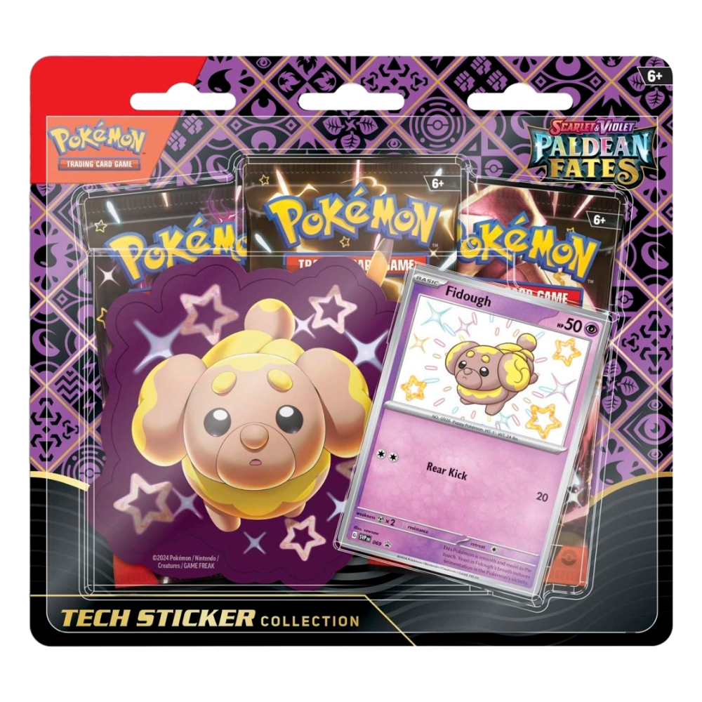 Paldean Fates Tech Sticker Collection - 3-Pack Blister 🇬🇧 (5109-sv4.5-F) Product Variant Image