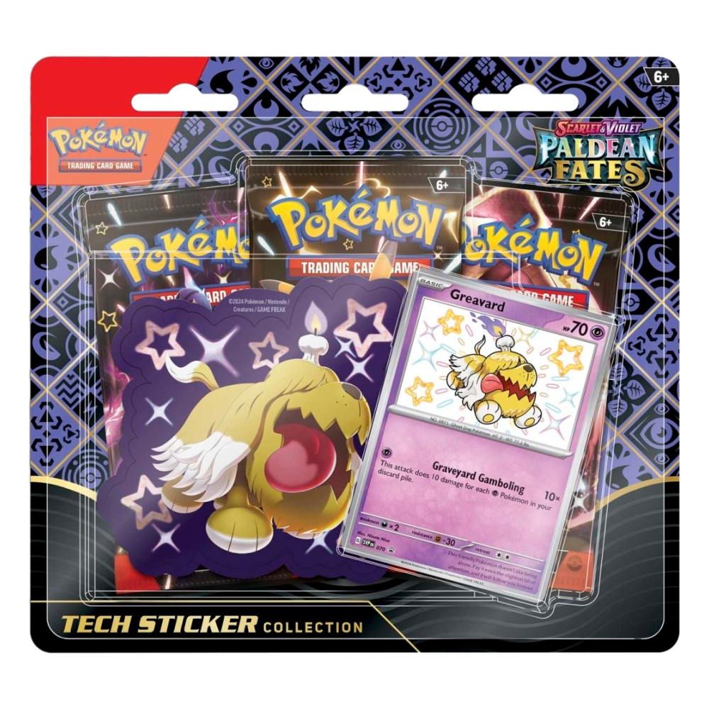 Paldean Fates Tech Sticker Collection - 3-Pack Blister 🇬🇧 (5109-sv4.5-G) Product Variant Image