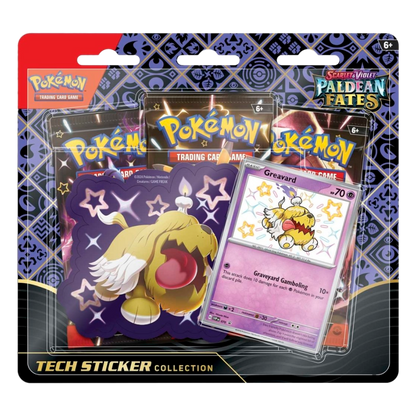 Paldean Fates Tech Sticker Collection - 3-Pack Blister 🇬🇧 (5109-sv4.5-G) Product Variant Image
