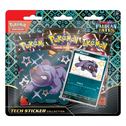 Paldean Fates Tech Sticker Collection - 3-Pack Blister 🇬🇧 (5109-sv4.5-M) Product Variant Image