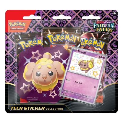 Paldean Fates Tech Sticker Collection - 3-Pack Blister 🇬🇧 Product Variant Image [5109-sv4.5-F]