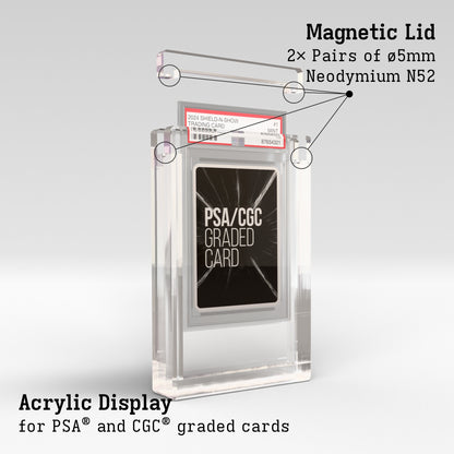 PSA and CGC Graded Card Display Case Product Gallery Image 3 (en)