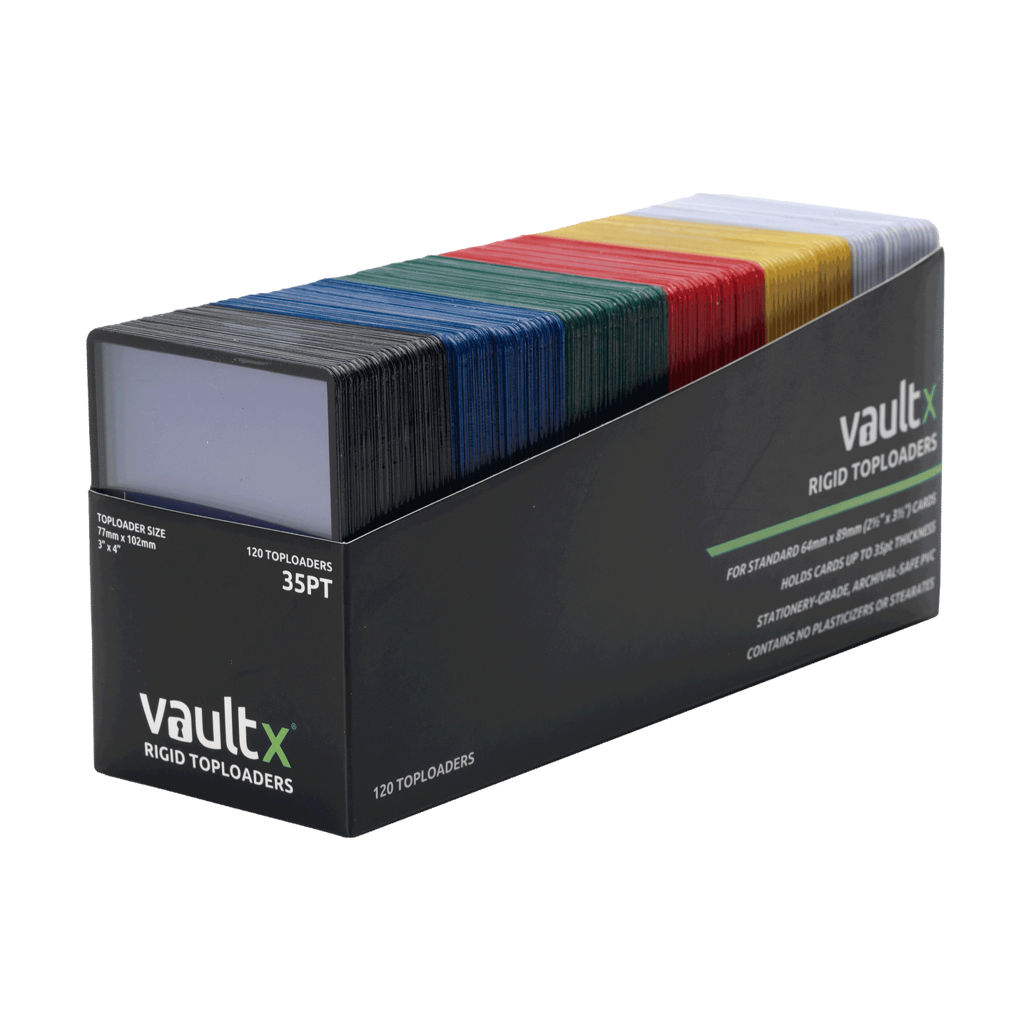 Seamless Rigid Toploaders 35pt (Colours) Product Variant Image [9301-top-color-120]