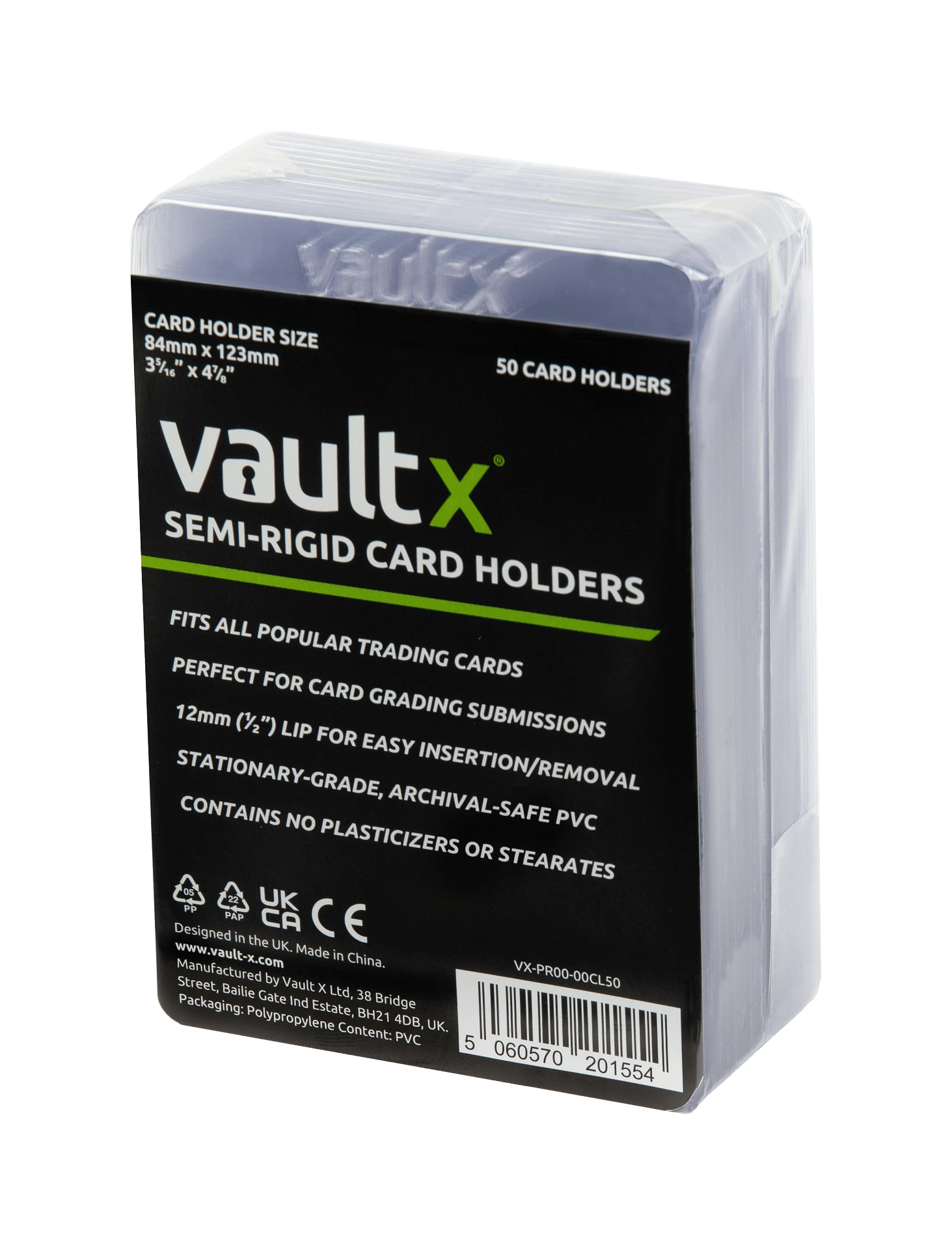 Semi-Rigid Card Holders Features