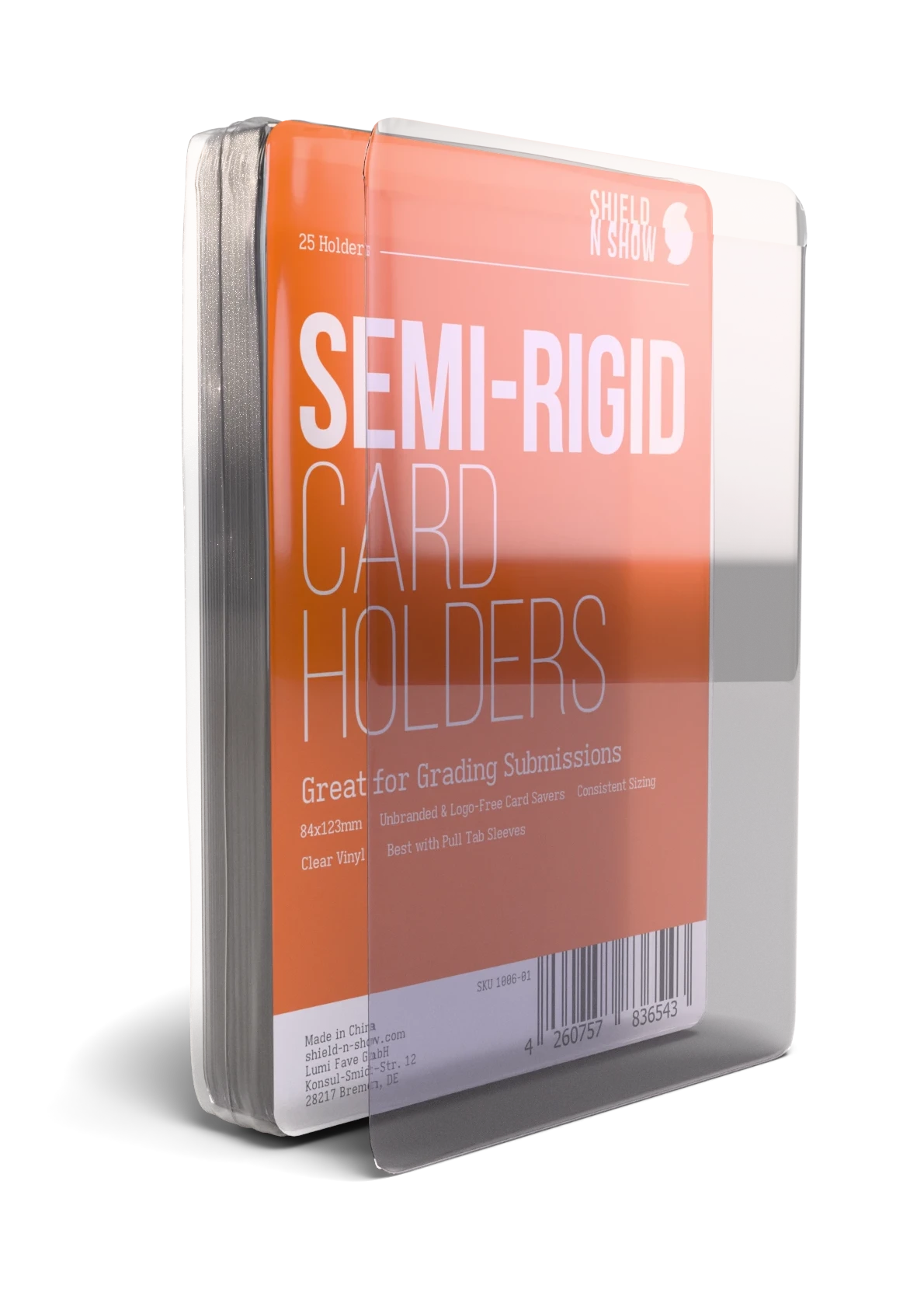 Semi Rigid Card Holders Specs Image