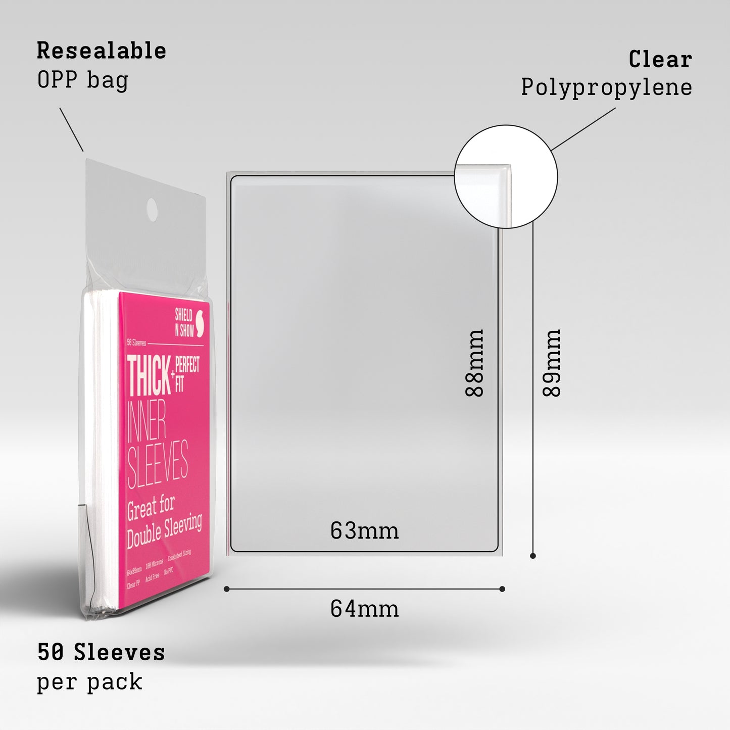 Thick Inner Sleeves Product Gallery Image 3