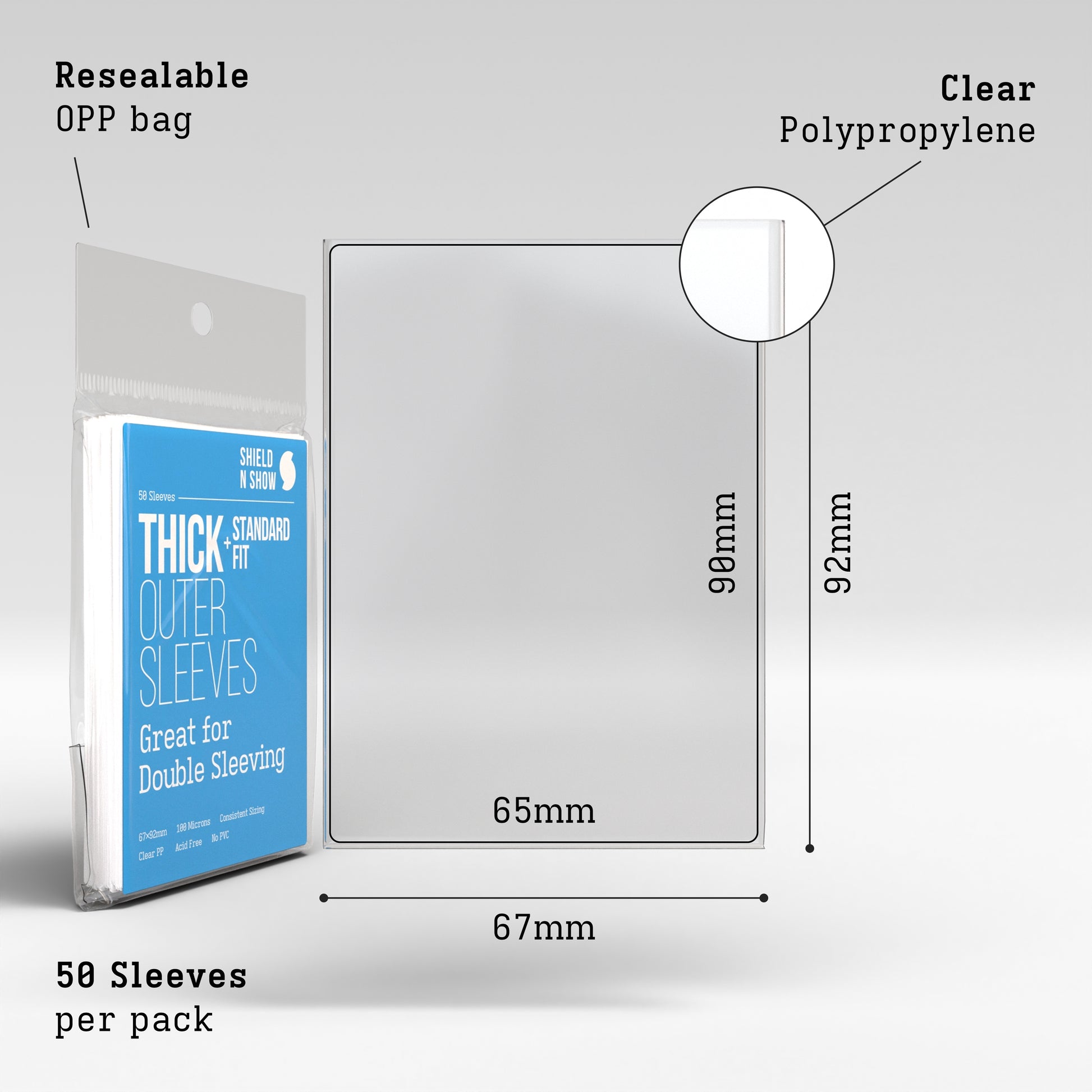 Thick Outer Sleeves Product Gallery Image 3