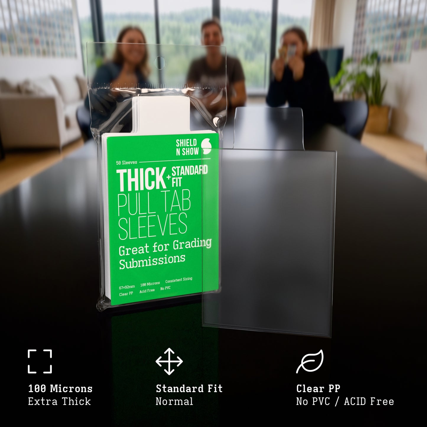 Thick Pull Tab Sleeves Product Gallery Image 1