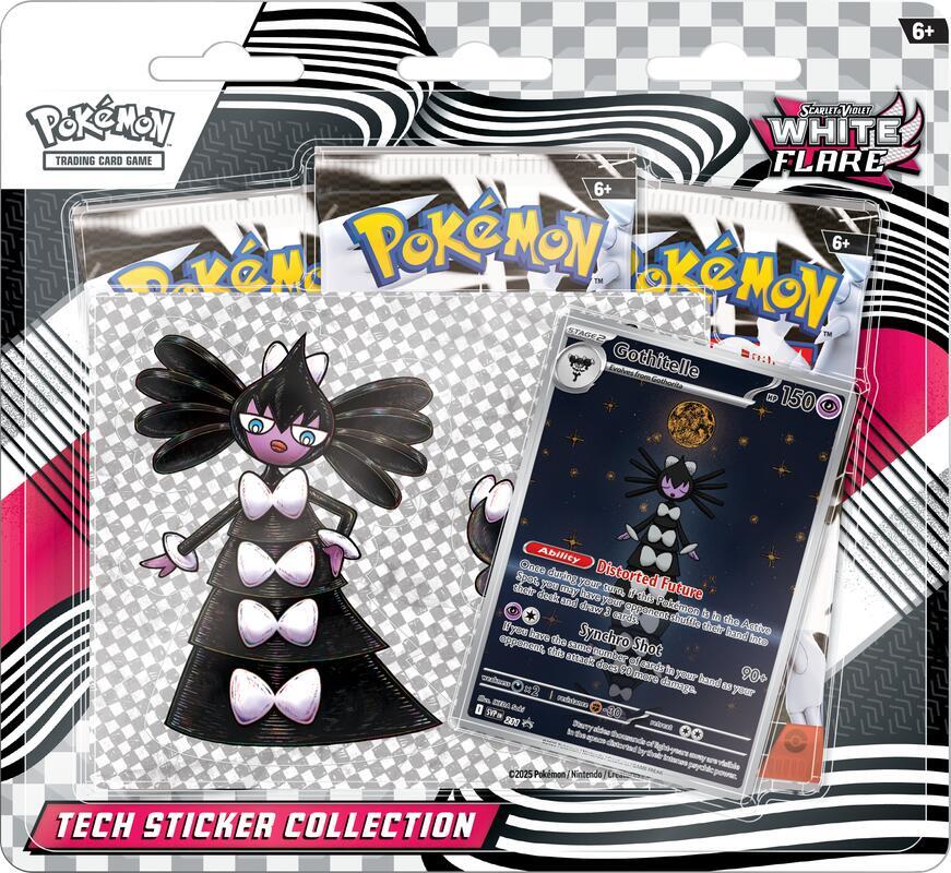 White Flare - Tech Sticker Collection 🇬🇧 Product Variant Image [51-WHT-TS-G]